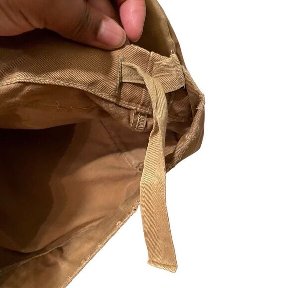 VINTAGE Abercrombie & Fitch Shorts Mens 32 Brown Tobacco Cargo Fatigues Y2K - Picture 4 of 15